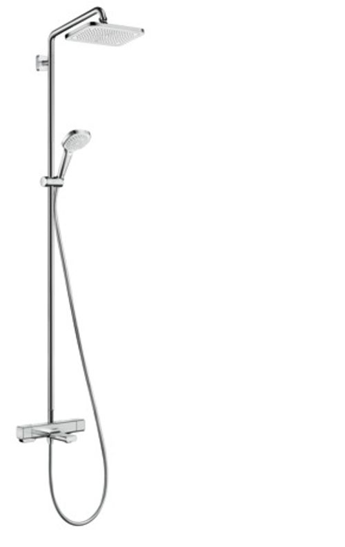 Hansgrohe-HG-Showerpipe-Croma-E-280-1jet-chrom-mit-Wannenthermostat-27687000 gallery number 1